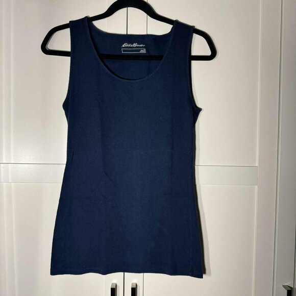 Eddie Bauer Women Tank Top Blue MEDIUM - Picture 1 of 6